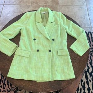 HYFVE green white tweed Blazer ! New without tags !